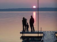 Sunset on Big Sand Lake